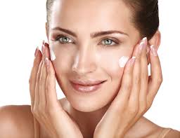 using skin products
