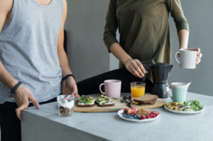 breakfast prep